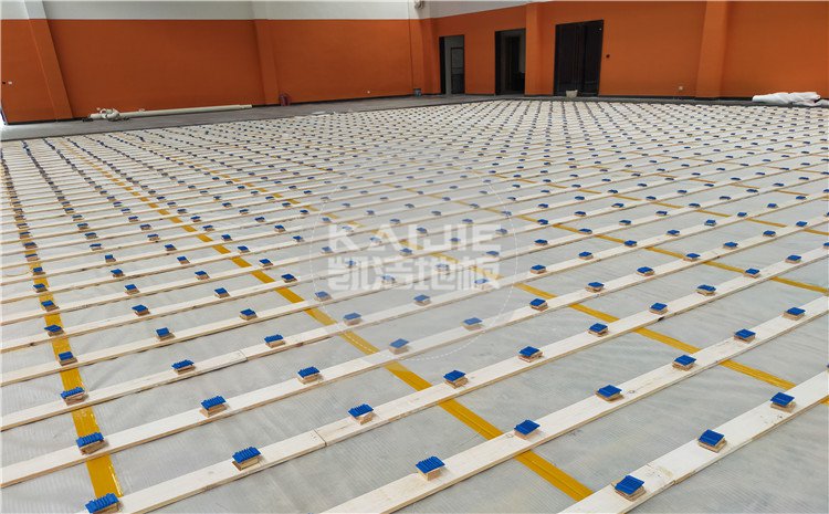 廣州天河區(qū)長大公路培訓學?；@球館木地板案例-凱潔體育地板